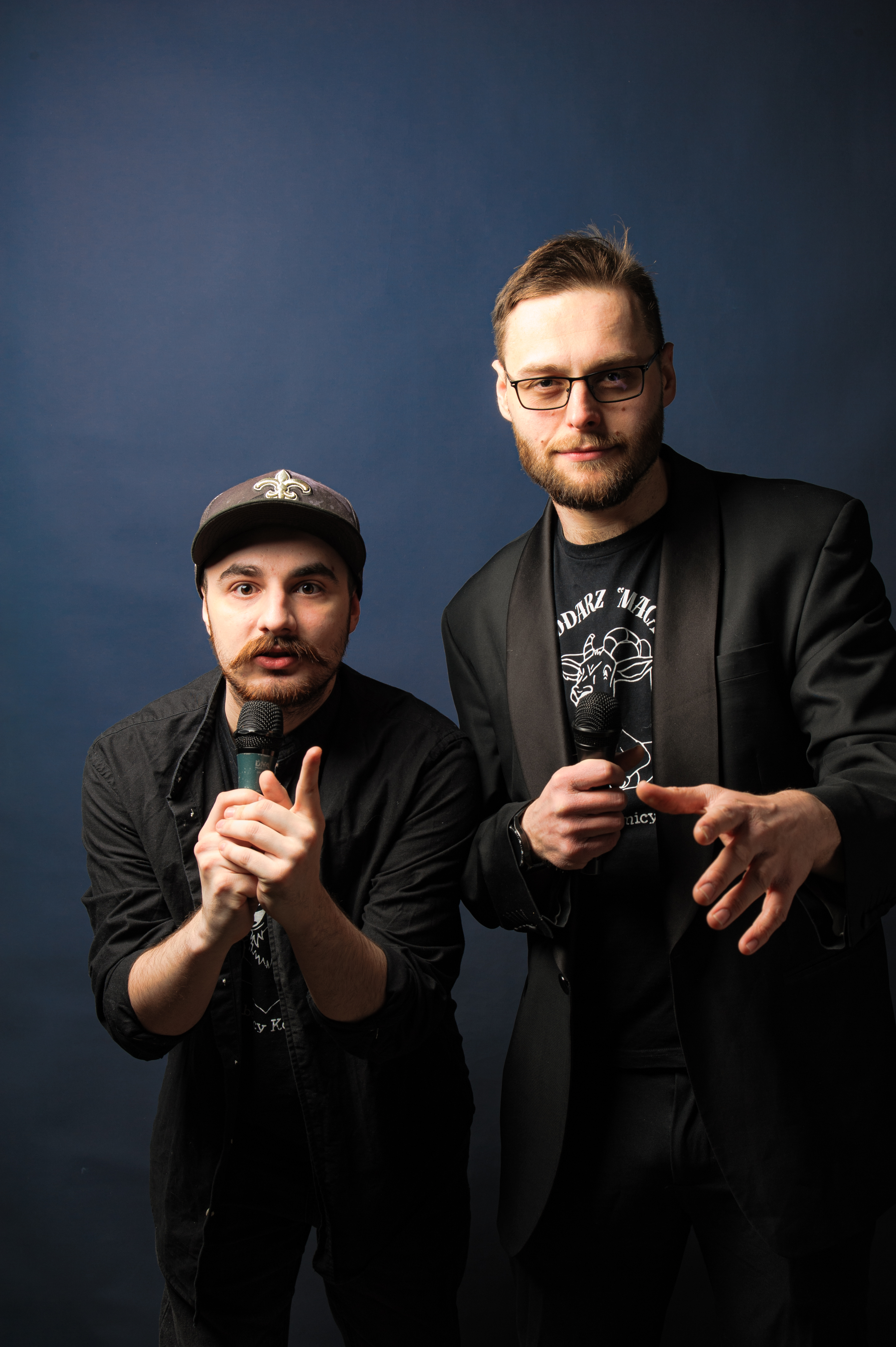 Kamil Maceńko i Kacper Książek na scenie